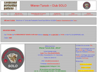 tarockclubsolo.at Webseite Vorschau