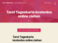 tarot-tageskarte.at Webseite Vorschau