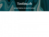 tasting.ch Webseite Vorschau