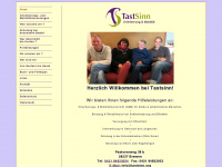 tastsinnweb.de Webseite Vorschau