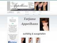 tatjana-appelhans.de Webseite Vorschau