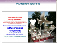 tauben-muenchen.de Webseite Vorschau