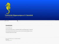 tauchclub-hippocampus.de Webseite Vorschau