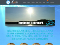tauchclub-guben.de Webseite Vorschau