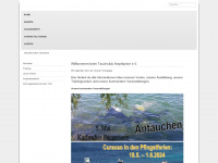 tauchclub-amphiprion.de Webseite Vorschau