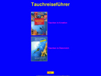 taucherland.at Webseite Vorschau
