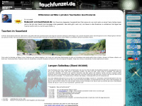 tauchfunzel.de Webseite Vorschau