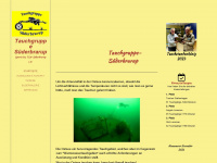 tauchgruppe-suederbrarup.de Webseite Vorschau