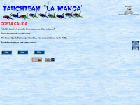 tauchteam-lamanga.de Webseite Vorschau