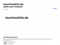 tauchwelt24.de Webseite Vorschau