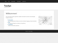 tausys.de Webseite Vorschau