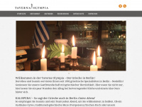 taverna-olympia.de Webseite Vorschau