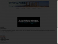 taverna-perikles.de Webseite Vorschau