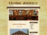 taverne-akropolis-ortenburg.de Webseite Vorschau