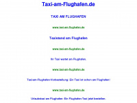 taxi-am-flughafen.de Webseite Vorschau