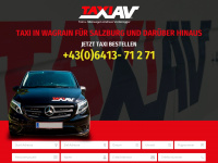 taxi-av.at Webseite Vorschau