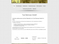 taxi-bahnsen.de Webseite Vorschau