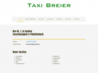 taxi-breier.de Webseite Vorschau