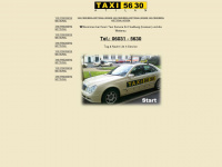 taxi-friedberg.de Webseite Vorschau