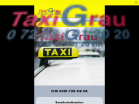 taxi-grau.de Webseite Vorschau