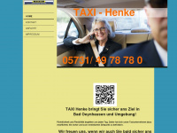 taxi-henke.de Webseite Vorschau
