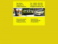 taxi-heidenau.de Webseite Vorschau
