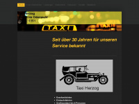 taxi-herzog.de Webseite Vorschau