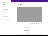 taxi-kattner.de Webseite Vorschau