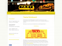 taxi-kickbusch.de Webseite Vorschau