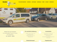 taxi-lohsa.de Webseite Vorschau