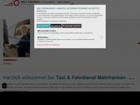 taxi-mainfranken.de Webseite Vorschau