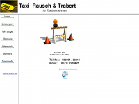 taxi-rausch-trabert.de Webseite Vorschau