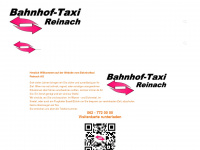 taxi-reinach.ch Webseite Vorschau