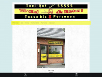 taxi-ruf55555.de Webseite Vorschau