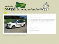 taxi-schwarzenlander.de Webseite Vorschau
