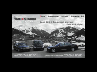 taxi-simon.ch Webseite Vorschau