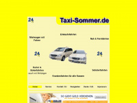 taxi-sommer.de Webseite Vorschau