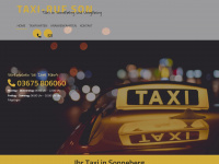 taxi-sonneberg.de Webseite Vorschau