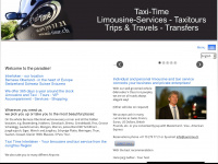 taxi-time.ch Webseite Vorschau