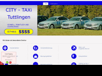 taxi-tuttlingen.de Webseite Vorschau