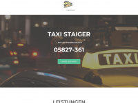 taxi-unterluess.de Webseite Vorschau