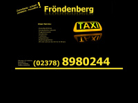 taxi-westhoff.de Webseite Vorschau