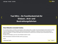 taxi-wirz.de Webseite Vorschau