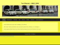 taxi-wiesner.de Webseite Vorschau