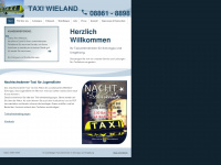 taxi-wieland.de Webseite Vorschau