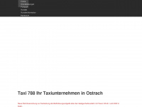 taxi788.de Webseite Vorschau