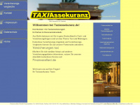 taxiassekuranz.de Webseite Vorschau