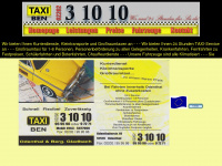 taxiben.de Webseite Vorschau