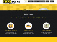 taxibothe.de Webseite Vorschau