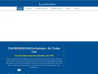 taxibundschuh.at Webseite Vorschau